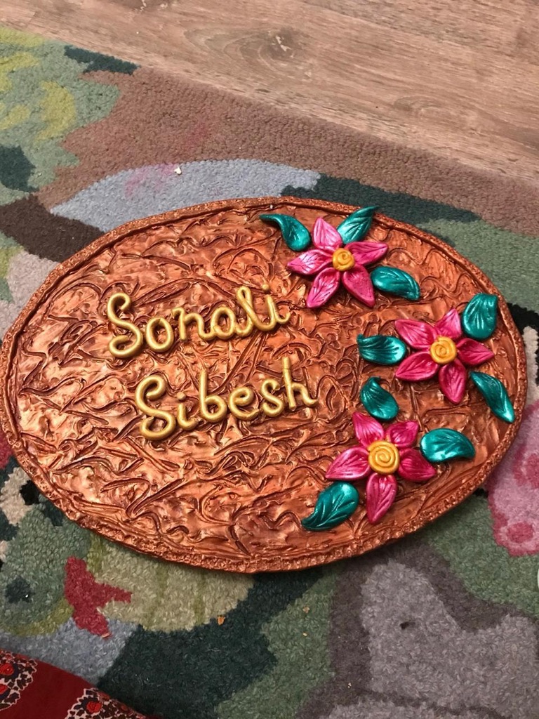 Canvas Name Plate - Customized